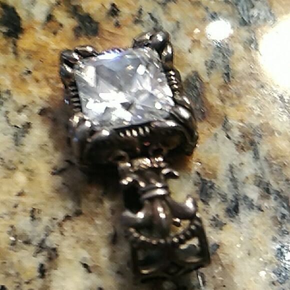 SILPADA Sterling Silver CZ Uptown Pendant Sparkle Nice! - Picture 5 of 10